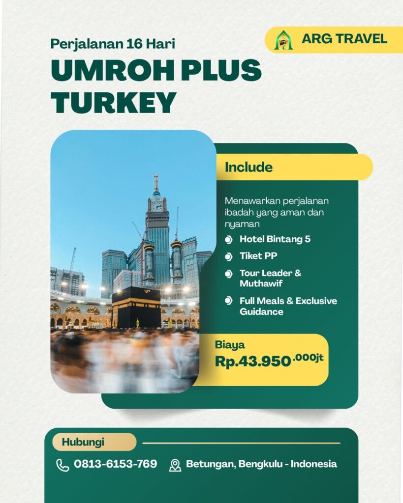 Umroh plus turki arg travel