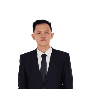 Andaiandona pria muda formal mengenakan jas hitam dan dasi, menunjukkan kepercayaan diri dan profesionalisme.